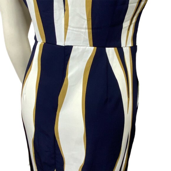 NWT Emery Rose by SHEIN Colorblock Twist Front Batwing Front Split Hem Dress XL - Picture 6 of 11